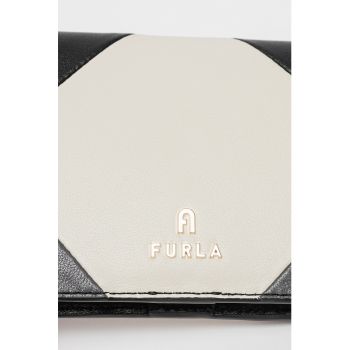 Portofel din piele Camelia Compact