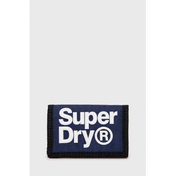 Superdry portofel barbati, culoarea albastru marin