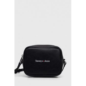 Tommy Jeans poșetă culoarea negru AW0AW15029