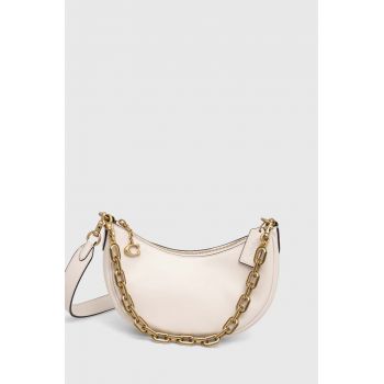 Coach poseta de piele culoarea bej