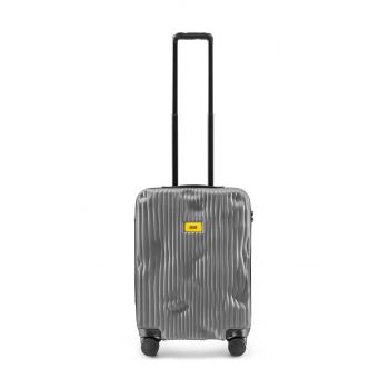 Crash Baggage valiza STRIPE Small Size culoarea gri