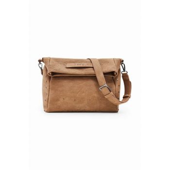Desigual poseta 23WAXP55 ACCESSORIES PU HAND BAG culoarea maro