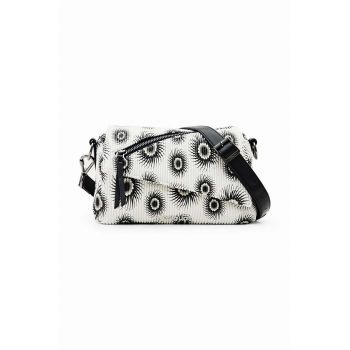 Desigual poseta 23WAXP86 ACCESSORIES PU HAND BAG culoarea alb