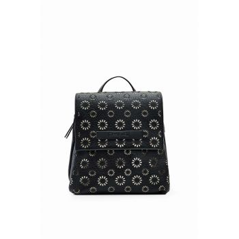 Desigual rucsac femei, culoarea maro, mic, modelator