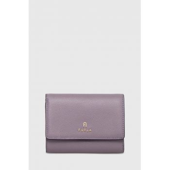 Furla portofel de piele femei, culoarea violet
