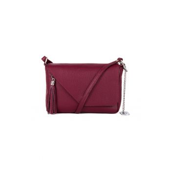 Geanta crossbody din piele cu clapa Lola