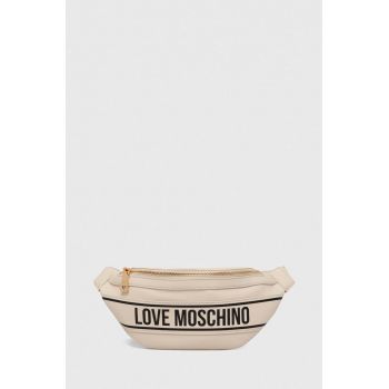 Love Moschino borseta culoarea bej