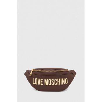 Love Moschino borseta culoarea maro