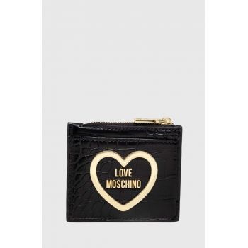 Love Moschino portofel femei, culoarea negru