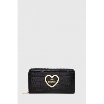 Love Moschino portofel femei, culoarea negru