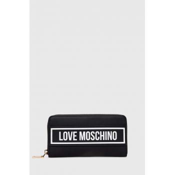 Love Moschino portofel femei, culoarea negru