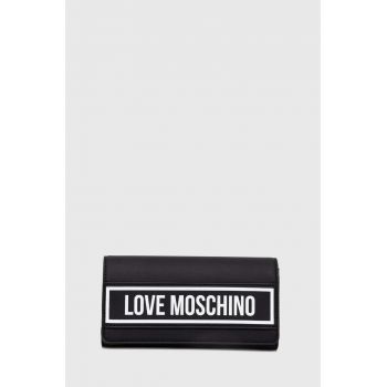 Love Moschino portofel femei, culoarea negru