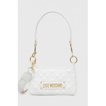 Love Moschino poseta culoarea alb