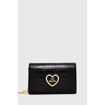 Love Moschino poseta culoarea negru