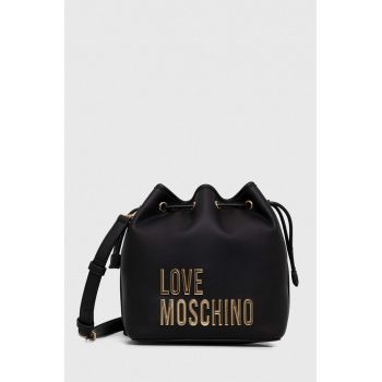 Love Moschino poseta culoarea negru