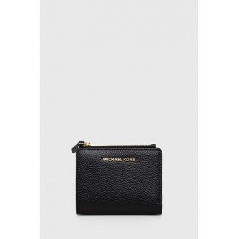 MICHAEL Michael Kors portofel de piele femei, culoarea negru