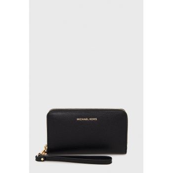 MICHAEL Michael Kors portofel de piele femei, culoarea negru