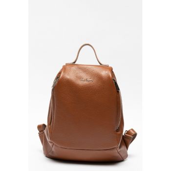 Rucsac de piele cu bretele ajustabile