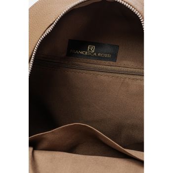 Rucsac din piele ecologica cu buzunare multiple