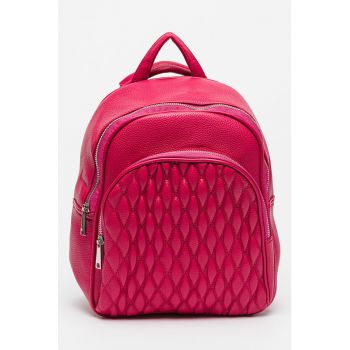 Rucsac din piele ecologica cu buzunare multiple