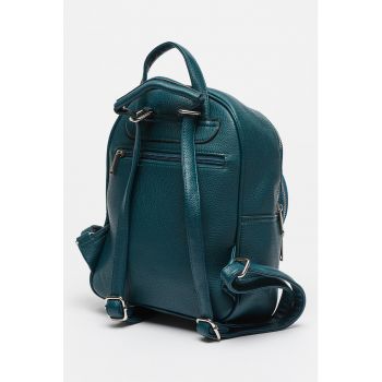 Rucsac din piele ecologica cu buzunare multiple