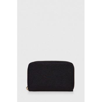 Answear Lab portofel de piele femei, culoarea negru