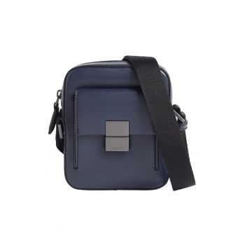 Geanta crossbody de piele ecologica cu buzunar frontal