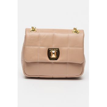 Geanta crossbody matlasata din piele Celeste