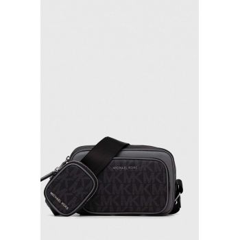 Michael Kors borseta de piele culoarea negru