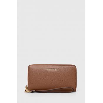 MICHAEL Michael Kors portofel de piele femei, culoarea negru