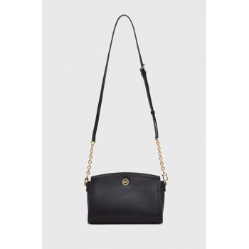 MICHAEL Michael Kors poseta de piele culoarea negru