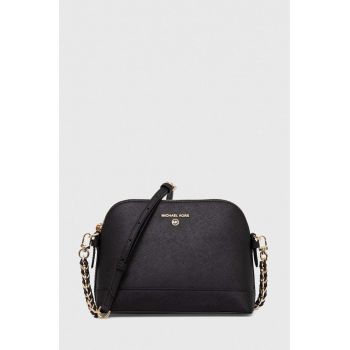 MICHAEL Michael Kors poseta de piele culoarea negru