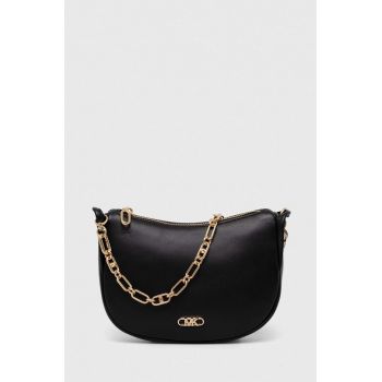 MICHAEL Michael Kors poseta de piele culoarea negru