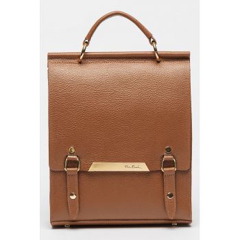 Rucsac de piele cu aspect texturat