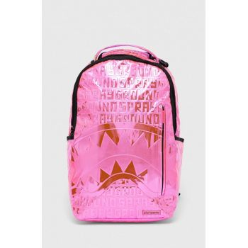 Sprayground rucsac culoarea roz, mare, neted