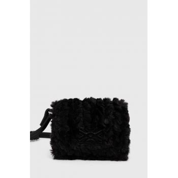 United Colors of Benetton poseta fete culoarea negru