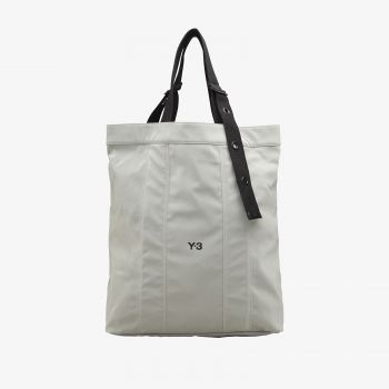 Y-3 Classics Utility Trefoil Tote Bag Talc la reducere