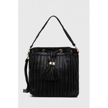 Answear Lab poseta culoarea negru