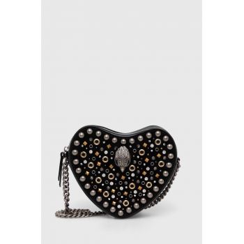 Kurt Geiger London poseta de piele culoarea negru