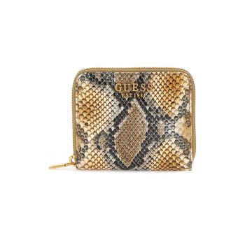 Portofel cu model piele de sarpe si fermoar Laurel