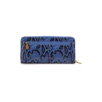 Portofel cu model piele de sarpe si fermoar Laurel
