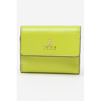 Portofel pliabil de piele Camelia