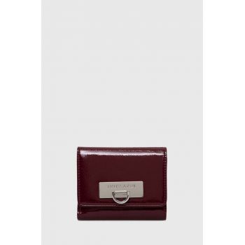 Trussardi portofel femei, culoarea bordo