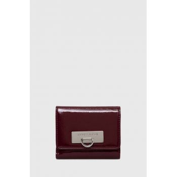 Trussardi portofel femei, culoarea bordo