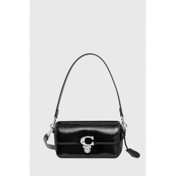 Coach poseta Studio Baguette Bag culoarea negru