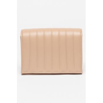 Geanta crossbody de piele cu model matlasat