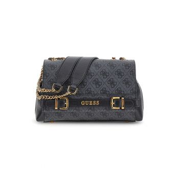 Geanta crossbody de piele ecologica Sestri - Gri inchis