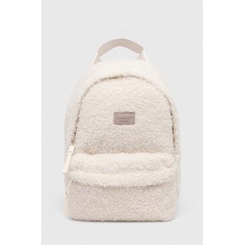 Abercrombie & Fitch ghiozdan copii culoarea bej, mic, neted
