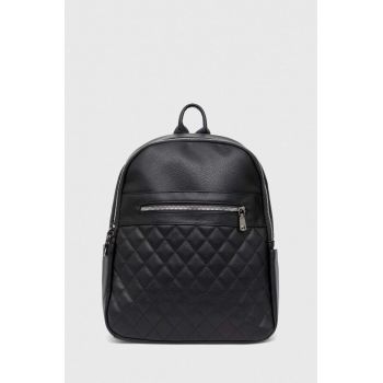 Answear Lab rucsac femei, culoarea negru, mic, neted