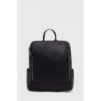 Answear Lab rucsac femei, culoarea negru, mic, neted